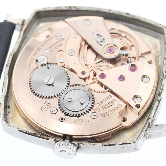 OMEGA Geneve 131 022 Square cal.601 Silver Dial Hand Winding Men's Watch - Picture 10 of 13